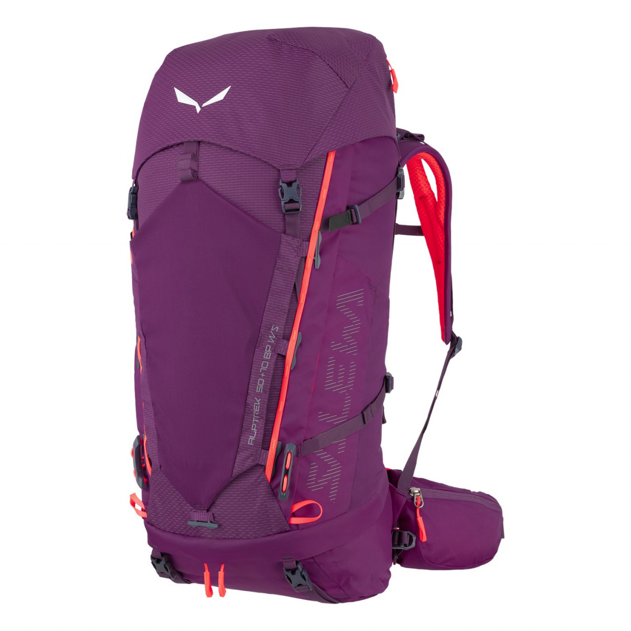 Mochilas Salewa Alptrek 50+10 L Mulher Roxo/Roxo Escuro 734UVIMTF